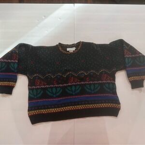 Vintage‎ SweaterLofi New York Made USA 100% Cotton Ugly Sweater Knit Men's L